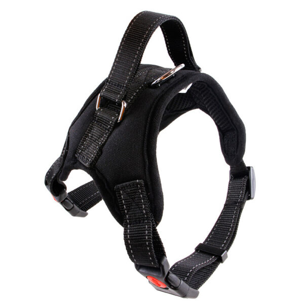 No Pull Reflective Adjustable Dog Harness & rope strap- Comfortable Soft All Weather Mesh, Easy Harness For Small Medium and Large Dogs - Image 4