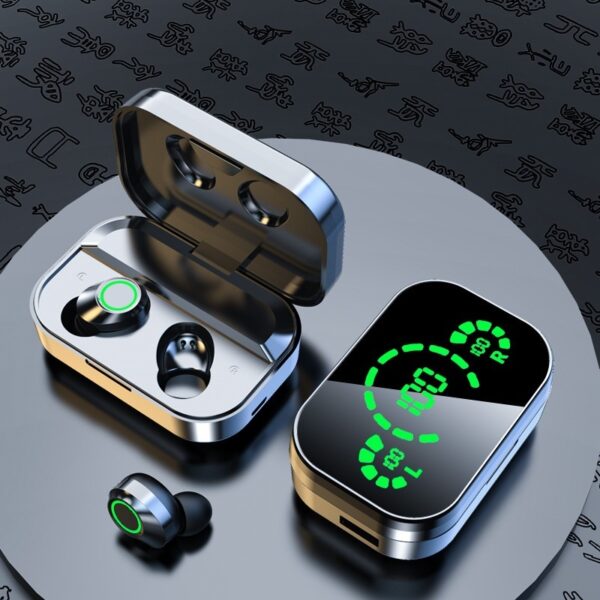 Wireless Bluetooth-compatible Headset TWS Large Screen Smart Digital Display In Ear Breathing Light - Image 7