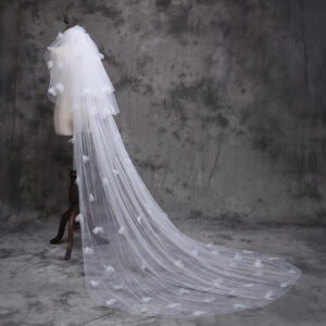 Bridal gown Wedding Cathedral Veil Long Drop Veils Simple Chapel Soft Tulle Bridal Veils for Bride