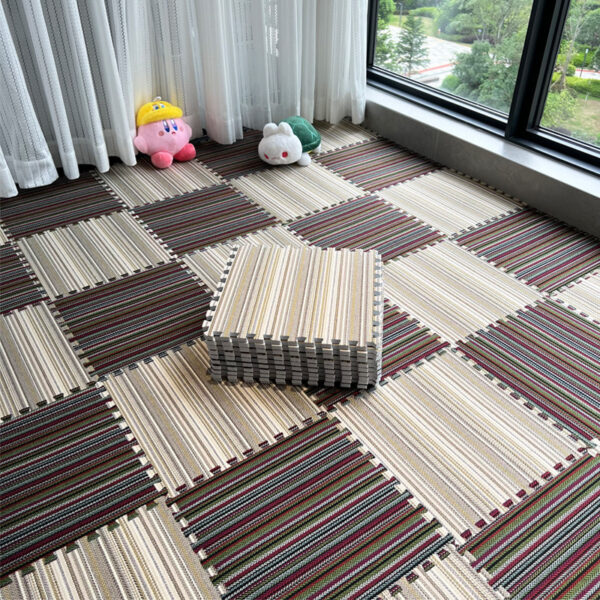 Foam Stripes Joint Carpet New Ground Room Floor Mat - 10Pcs