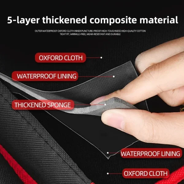 Electrician's Durable Multi-Pocket Tool Belt Bag Premium Quality Heavy Duty Portable Utility Pouch for Electrical Repair and Mai - Image 3