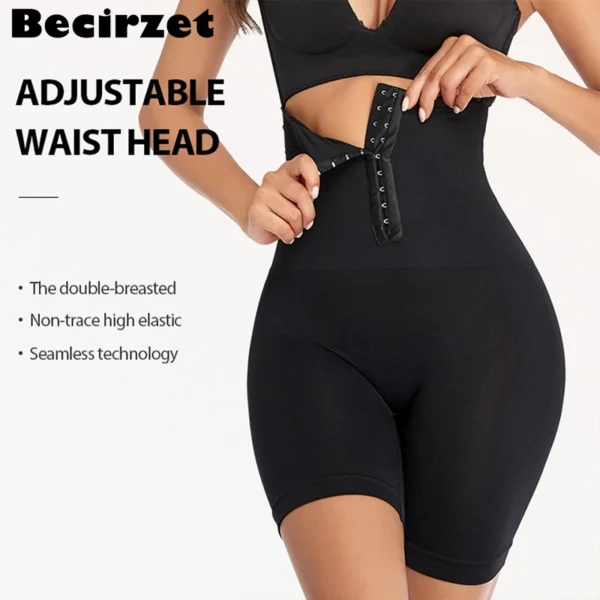 High Waist Flat Belly Belt Stretch Shapewear Waist Sheath Slimming Panties Abdomen Control Women Body Shaper Modeling Straps - Image 2