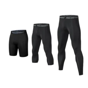 Mens Compression Pants Shaperwear Tights Cool Dry Leggings Sports Baselayer Running Athletic Workout Underwear Active Shorts