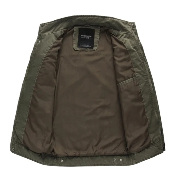 Casual Army Military Jacket Men Air force one Spring & Autumn Cargo Mens Jackets Coat - Image 2