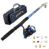 plastic wire wheel Fishing Rod Cross Border Sea Pole Set self-sealing bag With Portable Accessories