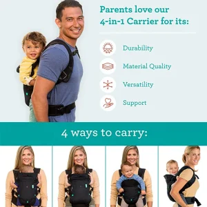 4-in-1 Advanced Baby Carrier Strap Multifunctional Convertible And Washable Backpack Ergonomic Lumbar Stool Baby Carrier Strap