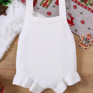 Children's Clothing Christmas Triangle Jumpsuit