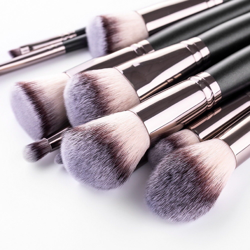 Professional Makeup Brushes Set 15Pcs Makeup Brush Set Synthetic Foundation Blending Face Powder Blush Concealers Eye Shadows Brushes