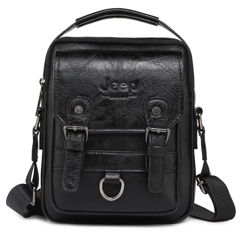 Messenger Bag for Men Crossbody Shoulder Purse Small Vintage PU Leather Satchel Pouch Side Crossover Handbag