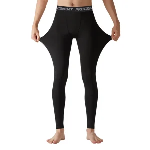 Mens Compression Pants Shaperwear Tights Cool Dry Leggings Sports Base layer Running Athletic Workout Underwear Active Shorts