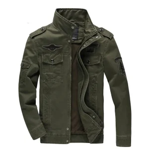 Casual Army Military Jacket Men Air force one Spring & Autumn Cargo Mens Jackets Coat