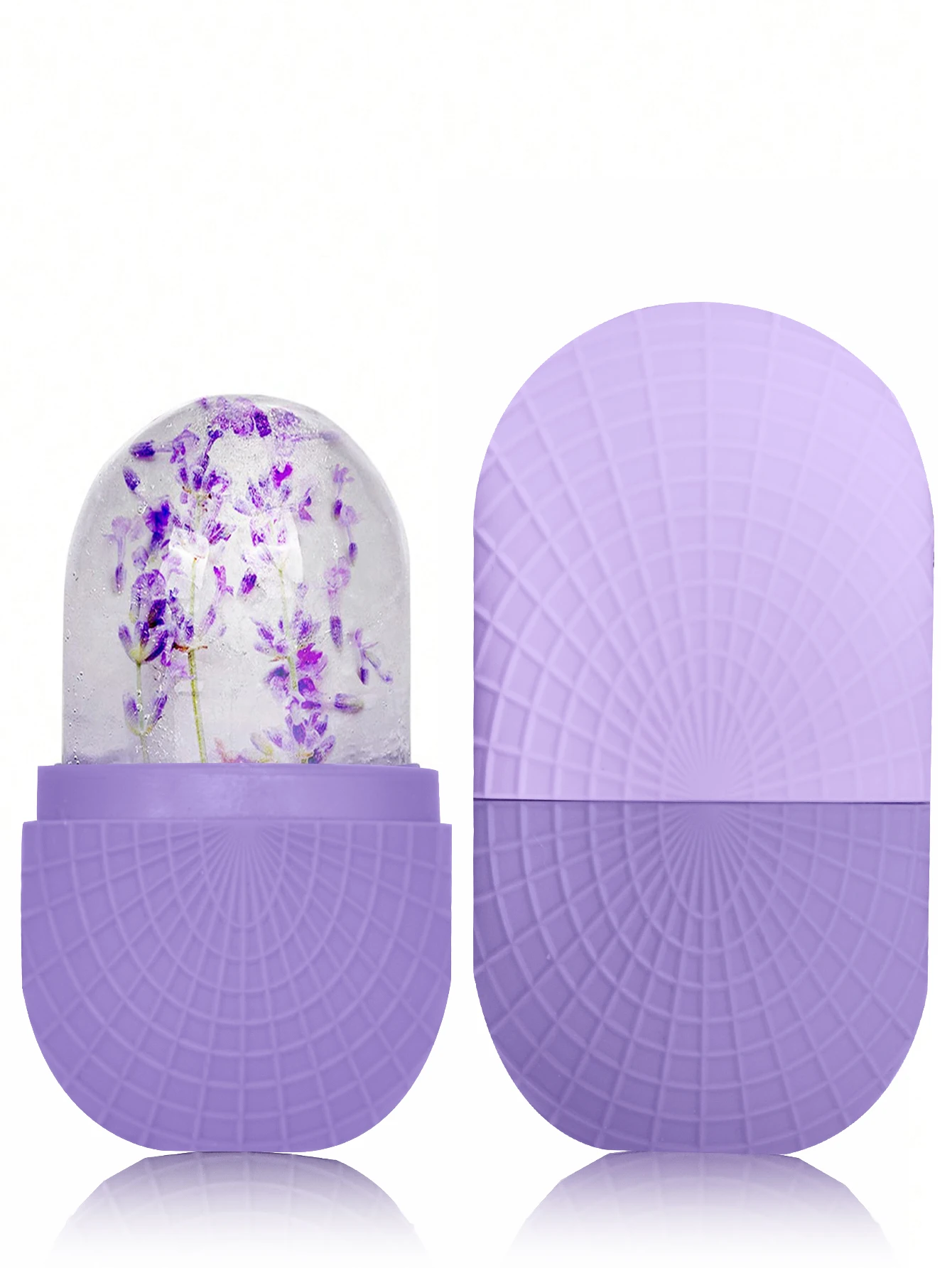 Ice Roller for Face and Eyes - Facial Massager for Skin Care - Reusable Silicone Ice Mold to Refresh and Cool Skin