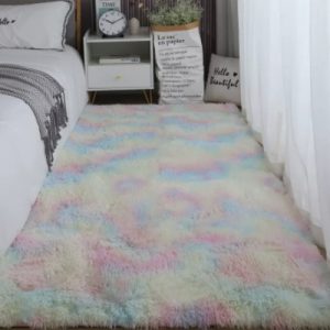 Fluffy Shag Area Rug for Bedroom, Ultra Soft Fuzzy Plush Washable Carpet for Living Room,