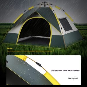 2-4 ppl Camping Tent, Waterproof , windowproof Easy Set ,Portable for Camping Hiking & Traveling