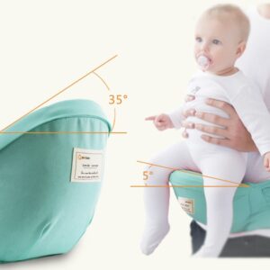 Baby Carrier with Hip Seat, Ergonomic, Newborn to Toddler, Head Support and Breathable,Adjustable Removable 6- in-1