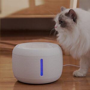 Smart Cat Water Fountain - Automatic Pet Water Fountain with Ultra Quiet Pump, Cat Water Dispenser with Two Flow Modes