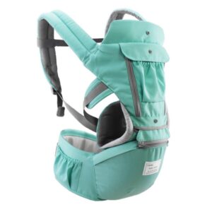 Baby Carrier with Hip Seat, Ergonomic, Newborn to Toddler, Head Support and Breathable,Adjustable Removable 6- in-1