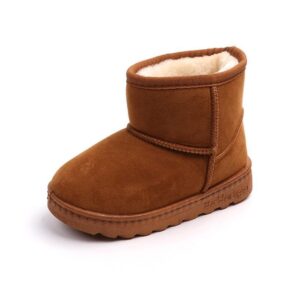 Kids winter Snow Boots Warm Water Resistance velvet Boots Classic Solid Casual