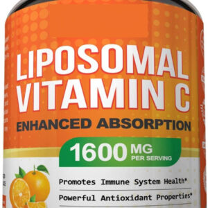 ML Naturals High Potency Liposomal Vitamin C , 180 Vegetable Capsules, High-Potency, Long-Lasting Effect, GMO-Free, Gluten-Free