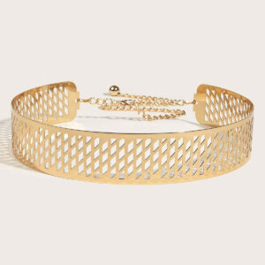 Iron Waist Seal Golden Lantern Head Punching Net Flower Iron Waist Ring