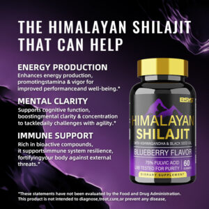 Shilajit - Pure Himalayan for Energy & Immunity Support - Superfood Supplements