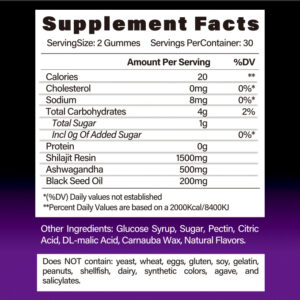 Shilajit - Pure Himalayan for Energy & Immunity Support - Superfood Supplements