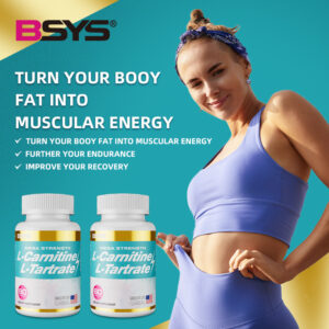 Carnitine Tartrate capsules - Carnitine Supplement - Un-flavored & Gluten Free