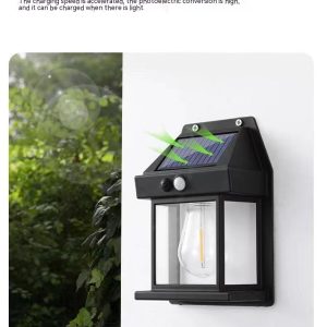 Outdoor Solar Waterproof Tungsten Induction Garden Wall Lamp