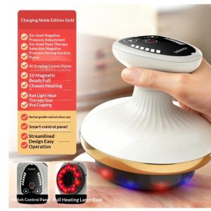 Electric Gua Sha Board Beauty Massager Cupping Device Electric Meridian Brush Home Abdominal Massage Gua Sha Board Massager