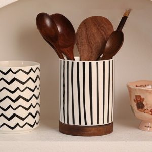 Ceramic Chopstick Holder Rack Household Kitchen Countertop Draining