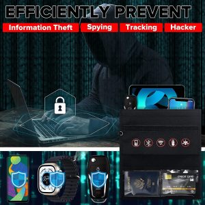 Mobile Phone Anti-radiation Signal Shielding Bag Car Key Protector