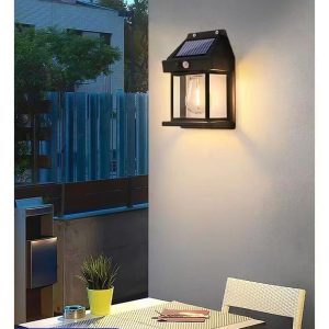 Outdoor Solar Waterproof Tungsten Induction Garden Wall Lamp
