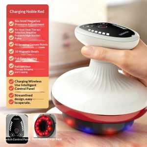 Electric Gua Sha Board Beauty Massager Cupping Device Electric Meridian Brush Home Abdominal Massage Gua Sha Board Massager