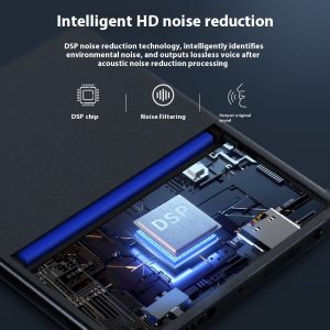 Smart Voice Recorder HD Noise Reduction Ultra-thin Portable Recorder