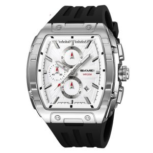 Shishi Mei Multi-function Chronograph Three-hand Watch Barrel-shaped Quartz Mens Watch