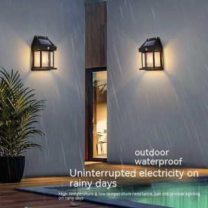 Outdoor Solar Waterproof Tungsten Induction Garden Wall Lamp